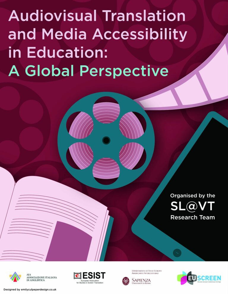 Call for Papers: Audiovisual Translation and Media Accessibility in Education: A Global Perspective (5–6 December 2024, Sapienza University of Rome, Italy)