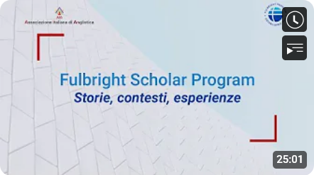 L’Anglistica e il Fulbright Program: Storie, contesti, esperienze – Prof. Giuseppe Balirano (Università di Napoli L’Orientale), Presidente dell’Associazione Italiana di Anglistica (AIA)
